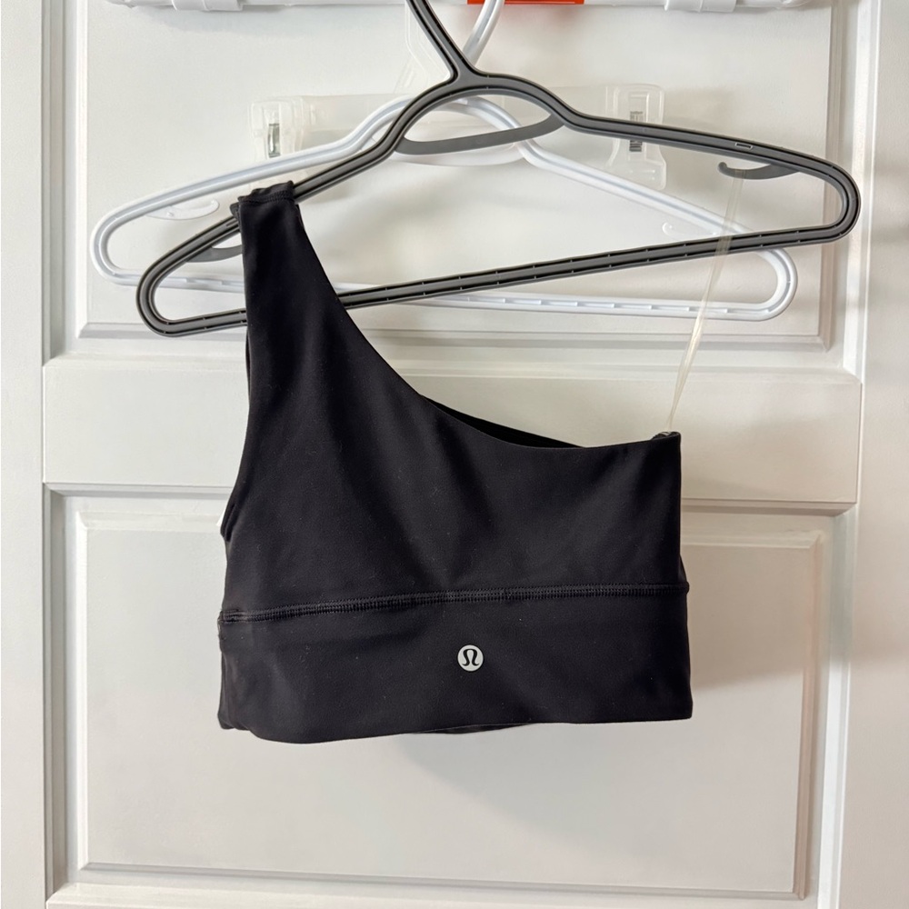 Lululemon Black One-Shoulder Sports Bra